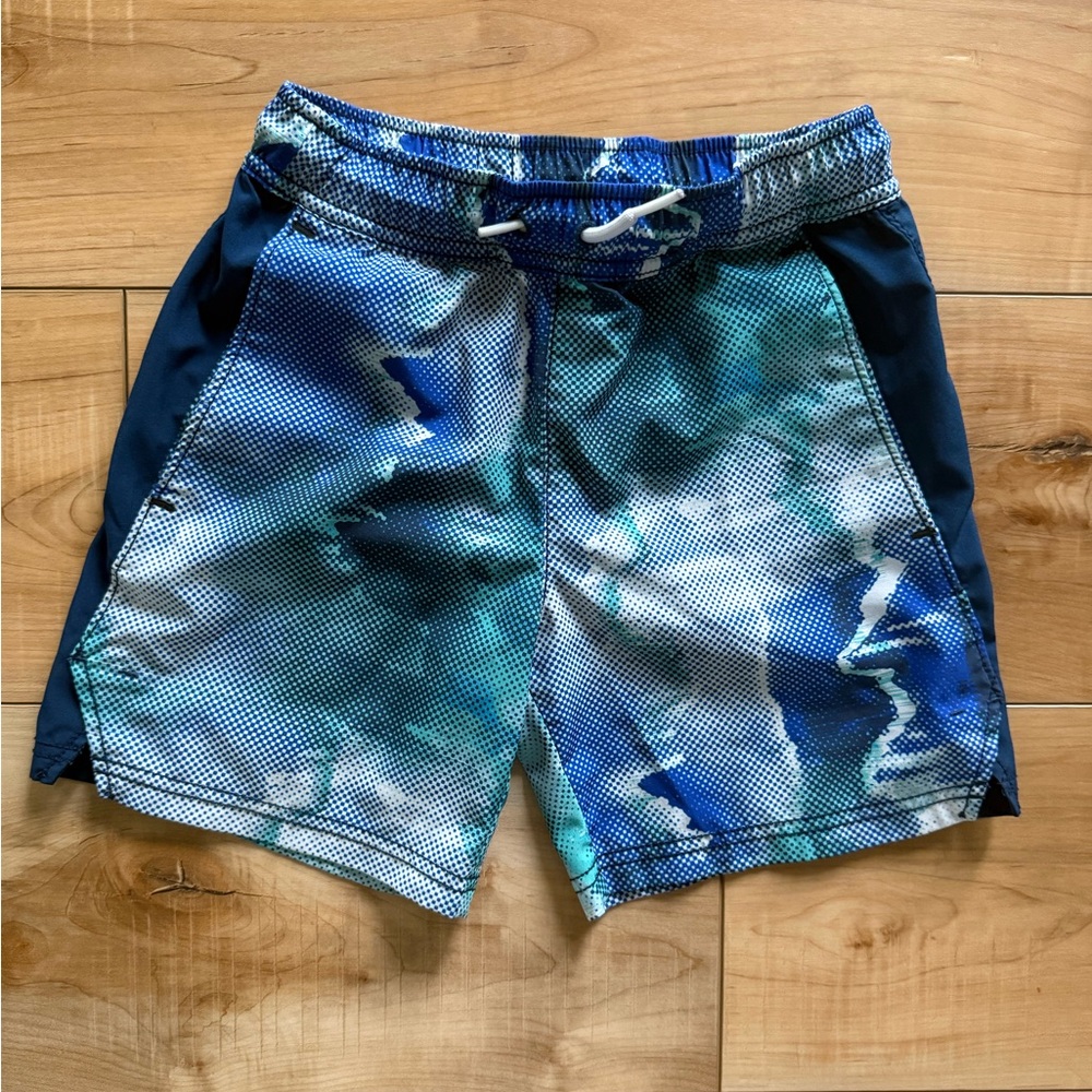 Old Navy Boys Blue & Teal Swim Shorts